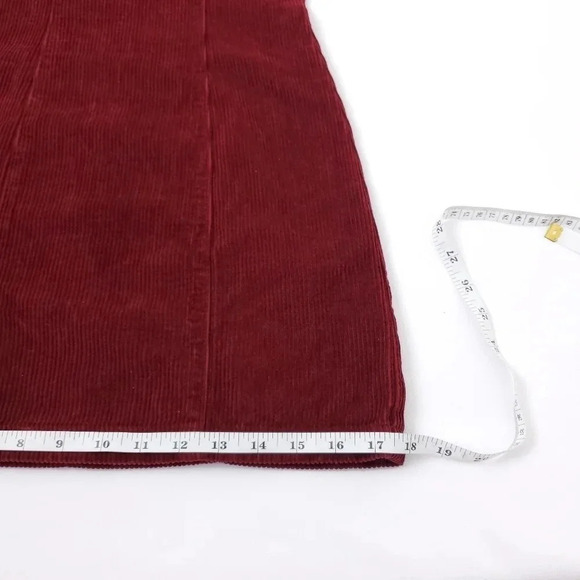 topshop corduroy buckle mini dress US 2 - Picture 9 of 10